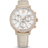 Swarovski Matrix Tennis Chrono Kadın Kol Saati - Bej - Pembe