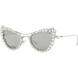 Swarovski Mesmera Güneş Gözlüğü Cat-Eye Shape Statement SK7011EL Beyaz