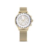 Swarovski Nova Chrono Mb Pcg Wht Pcg Altın Rengi Metal Kadın Kol Saati