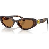Swarovski Sk 6045 100273 55 Kadın Güneş Gözlüğü - Leopar
