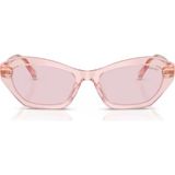 SWAROVSKI SK6048 1070P5 54 - Şeffaf Pembe Photocromic Cam - Kadın Güneş Gözlüğü