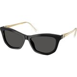 Swarovski Swarovskı SK6057 100187 56 Kadın Güneş Gözlüğü - Siyah - Gold