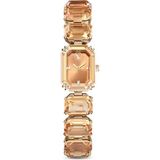 Swarovski SWR5729841 Kadın Kol Saati Rose Gold Çelik Malzeme 5 ATM Suya Dayanıklı Kahverengi Kadran