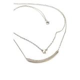 Swarovski Taş detaylı Bayan Gümüş Kolye