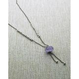Swarovski Taş Dorika Gümüş Kolye
