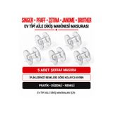 Swart SİNGER PFAFF JANOME ZETİNA BROTHER SİNBO Ev Tipi Aile Dikiş Makinesi Renkli Plastik Geniş Masura 5'lİ Set