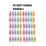 Swart Singer Pfaff Zetina Bındallı Bernina Janome Moonstar içi çelik Renkli Kumaş Mandalları (50 Adet)