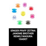 Swart Singer Pfaff zetina Brother renkli masura 10 adet Yüksek kalite