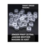 Swart SİNGER PFAFF ZETİNA JANOME BROTHER 50 ADET MASURA