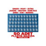 Swart SİNGER PFAFF ZETİNA JANOME BROTHER HOMEMAX SINBO BERNİNA 50 ADET MASURA(YÜKSEK KALİTE VRİMLİ SONUÇ)