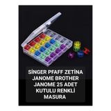 Swart Singer Pfaff Zetina Janome Brother Tüm markalar 1 Kutu renkli masura 25 adet