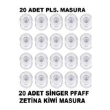 Swart Singer Pfaff Zetina Janome Homemax Brother Kiwi Diamond Uyumlu plastik Masura 20 adet