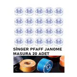Swart Singer Pfaff Zetina Janome Homemax Brother Kiwi gibi ev makinelerine Uyumlu plastik Masura 20 adet