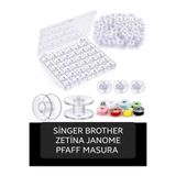 Swart Singer Zetina Janome Pfaff Brother ev tipi 25 adet kutulu masura