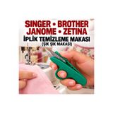 Swart SİNGER ZETİNA JANOME YÜKSEK KALİTE İPLİK TEMİZLEME MAKASI (ÇIT MAKAS-ŞIK ŞIK MAKAS)