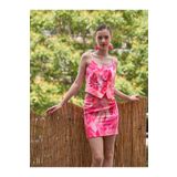 Swass Pembe Tüy Desenli Limited Edition Yelek