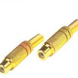 Swat F0005 Kırmızı Siyah Rca Dişi Tos Jak Fiş Metal