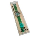 Swatch Automatic Earth 38,5Mm Silikon Kordon 1992 Vintage Kol Saati (S-056)