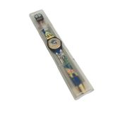 Swatch Backstage 35Mm Silikon Kordon 1992 Vintage Kol Saati (S-015)