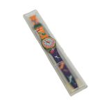 Swatch Curling 35Mm Silikon Kordon 1992 Vintage Kol Saati (S-011)