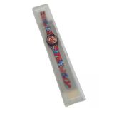 Swatch Fleur De Lyss 26Mm Silikon Kordon 1992 Vintage Kol Saati (S-067)