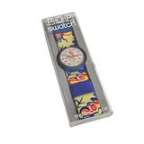 Swatch Pop Lady Octopus 46,5Mm Lastik Kordon 1992 Vintage Kol Saati (S-035)