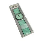 Swatch Pop Mint Sea 46,5Mm Lastik Kordon 1992 Vintage Kol Saati (S-042)