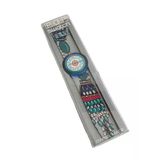 Swatch Pop Perles De Folie 46,5Mm Deri Kordon 1992 Vintage Kol Saati (S-034)