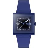 Swatch SO34N700 Squarely Blacklight Kol Saati