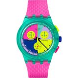 Swatch SUSG408 Swatch Neon Flash Arrow Unisex Kol Saati - Çok Renkli