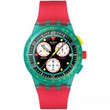 Swatch SUSG409 Neon Emerald Chrono Erkek Kol Saati