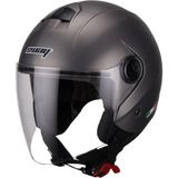 Sway 715 Metalic Grey Açık Motosiklet Kaskı - Gri