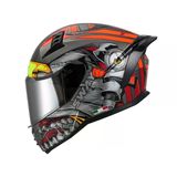 Sway 869 Veno Kask Red Grey Black - Kırmızı Grafik - L
