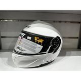 Sway Kask SW-917 Çene Açılır Güneş Gözlüklü Beyaz - Tek Renk