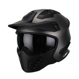 Sway SW 726X Tokyo Çene Açılır Siyah Motosiklet Kaskı