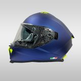 Sway SW-865 Mat Gri Yeşil Kask