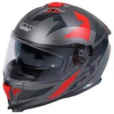 Sway Sw 865 St Gri Kırmızı Kask - XL - Renkli