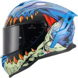 Sway Sw 867 Storm Blue Güneş Vizörlü Full Face Kask - 2XL - Renkli