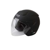 Sway Xbyc 700 Yarı Camlı Elektrikli Bisiklet Motosiklet Ve Scooter Kaskı Xs Beden Mat Siyah