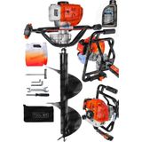 Swazer Ea520 Toprak Burgu Makinesi Benzinli + 20cm Delme Ucu