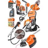 Swazer Profesyonel GTX-530 Sırt Tipi Benzinli Motorlu Tırpan Canavar Başlık 40 Diş Elmas Testere