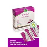 SWEAT SET Terleme Önleyici Mendil 20 Adet Koltukaltı El Yüz Ayak Tek Kullanımlık Ter Mendili Türkiyede Tek