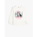 Sweatshirt Anime Baskılı Bisiklet Yaka Uzun Kollu Pamuklu