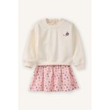 Sweatshırt Etek 2'li Takım Kız Bebek G8105A526SM, 9-12 Ay