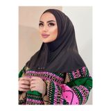 Sweatshirt Ile Giyilen Çıtçıtlı Fular Şal Üzeri Uyumlu Havuz Ve Deniz Bone Şalı çıtçıtlı10