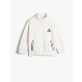 Sweatshirt Kayak Temalı Dik Yaka Uzun Kollu
