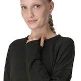 Sweaty Betty After Class Longline Bisiklet Yaka Sweatshirt, L, 5003304576, Yeşil, kadın