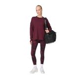 Sweaty Betty After Class Longline Bisiklet Yaka Sweatshirt, S, 5003304590, Bordo, kadın