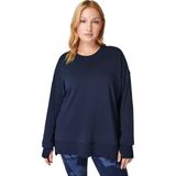Sweaty Betty After Class Longline Kadın Mavi Sweatshirt - Lacivert