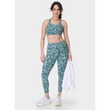 Sweaty Betty SB5400A-13071 POWER WORKOUT LEGGING Mavi Regular Fit Desenli Kadın Tayt